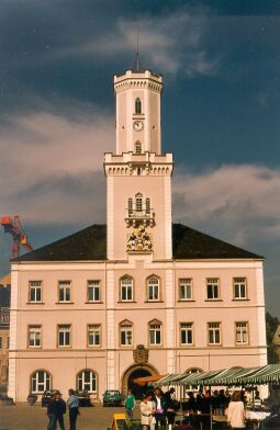 Bild: Rathaus in Schneeberg
