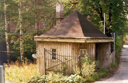 Pförtnerhaus der ehemaligen Textilfabrik in Auerbach