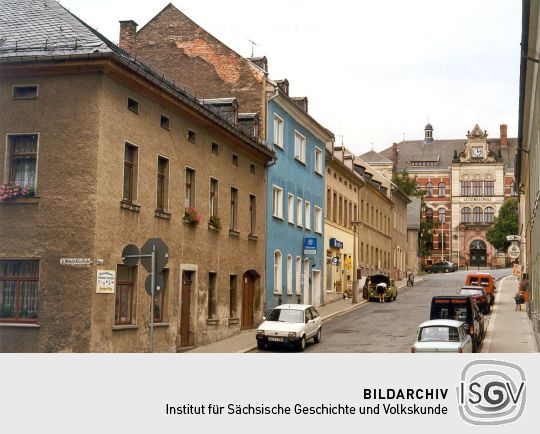 Blick auf die Lessingschule in Treuen