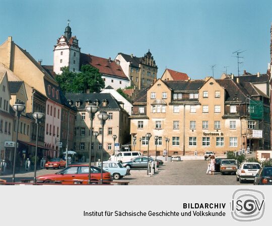 Der Marktplatz in Colditz