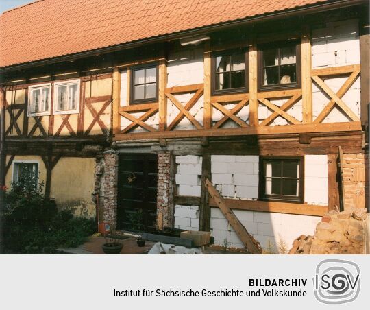 Rekonstruktion eines Fachwerkhauses in Dresden-Wachwitz