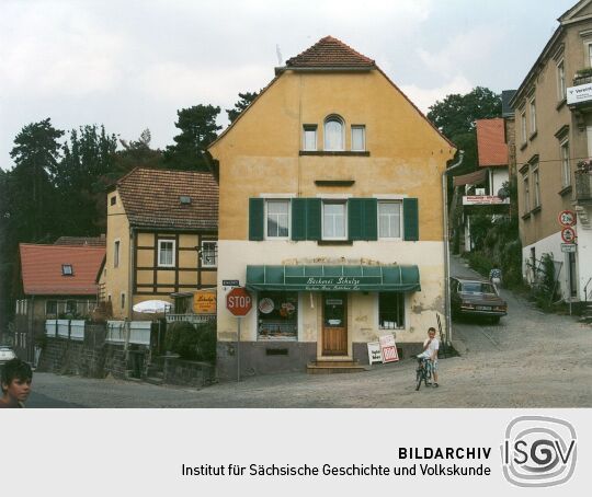 Bäckerei mit neuen Fenstern in Dresden-Wachwitz