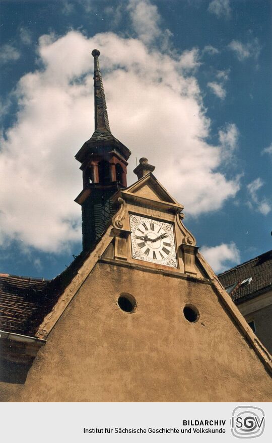 Giebel des Turmhauses auf Gut Gamig in Röhrsdorf