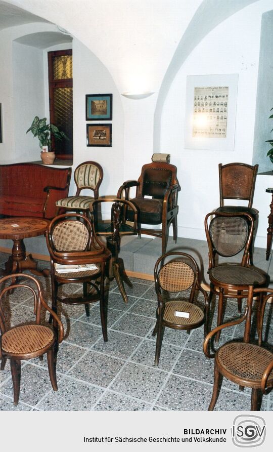 Im Stuhlbau-Museum in Rabenau