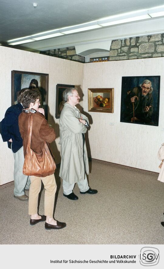 In der Galerie des Heimatmuseums in Freital