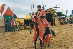 Bild: Ritterspiele zum Friedensfest in Radebeul