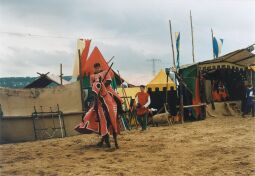 Bild: Ritterspiele zum Friedensfest in Radebeul