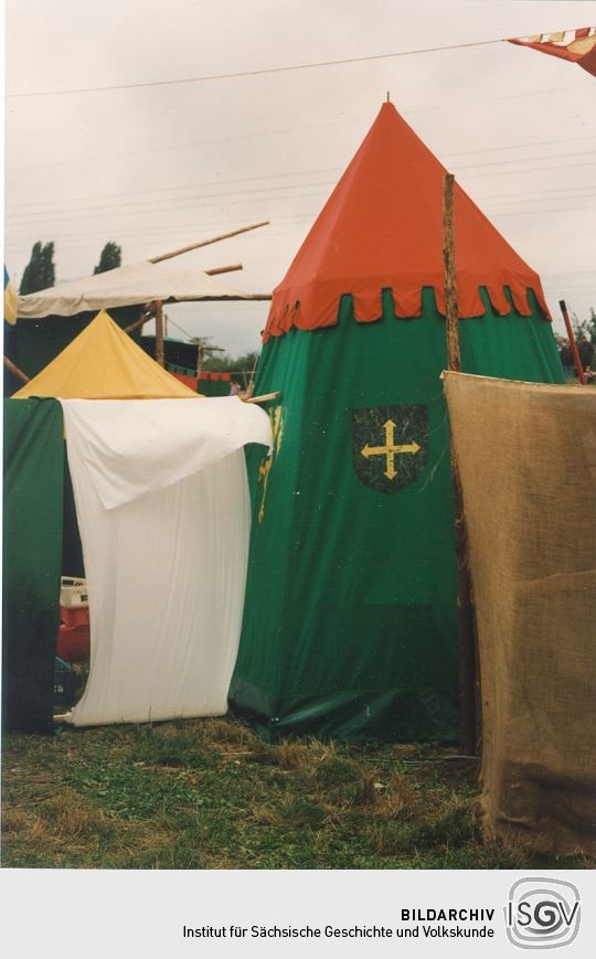 Zeltlager beim Friedensfest in Radebeul