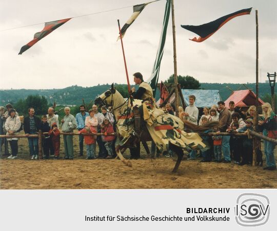 Ritterspiele beim Friedensfest in Radebeul