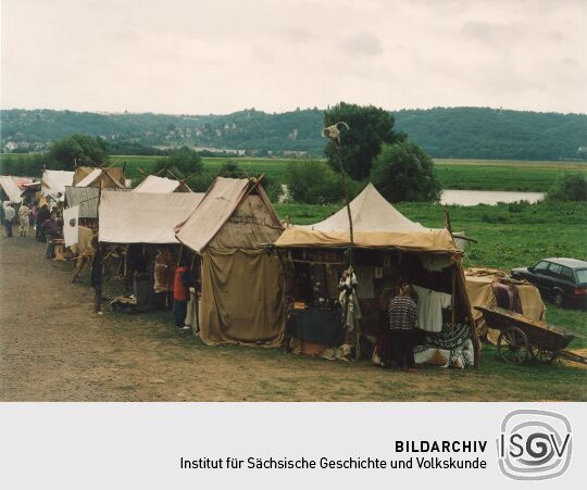 Historische Schau zum Friedensfest in Radebeul