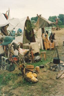 Bild: Historische Schau zum Friedensfest in Radebeul