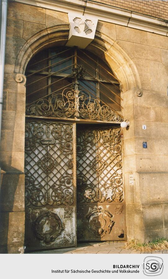 Hauseingang in Dresden-Loschwitz