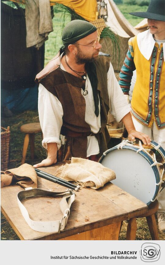 Musikanten beim Friedensfest in Radebeul