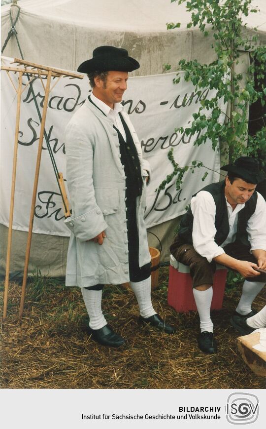 Bauer beim Friedensfest in Radebeul