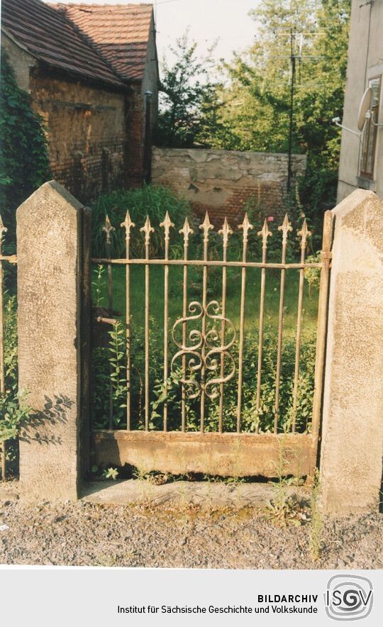 Gartenzaun in Dresden-Wachwitz