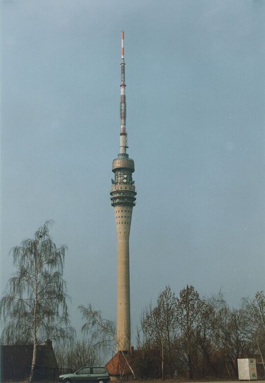 Blick zum Dresdner Fernsehturm