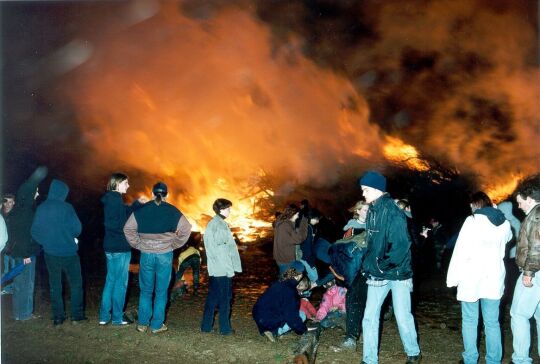 Hexenfeuer in Mengelsdorf