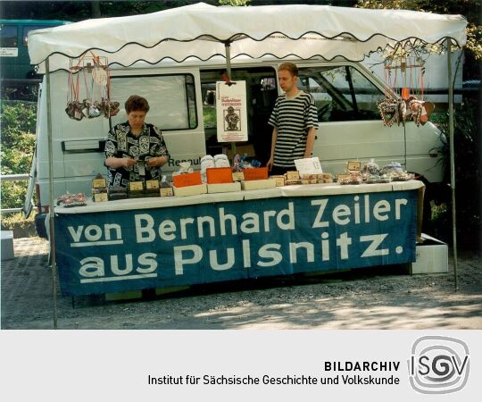 Verkaufsstand der Pfefferküchlerei Zeiler in Liebstadt