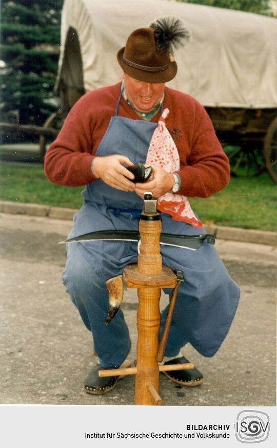 Schauvorführung zum Tag der Sachsen in Rochlitz