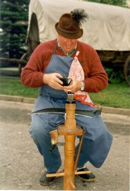 Bild: Schauvorführung zum Tag der Sachsen in Rochlitz
