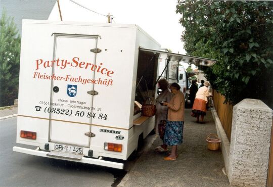 Fleischerei- und Bäckereiverkaufswagen in Dallwitz