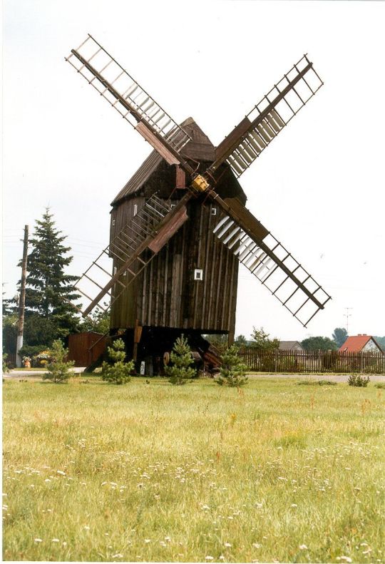 Eine Bockwindmühle in Glaucha