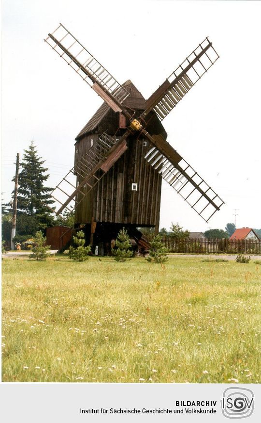 Eine Bockwindmühle in Glaucha