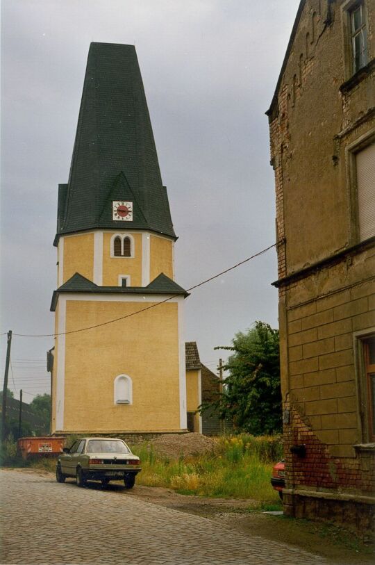 Die Kirche in Elstertrebnitz