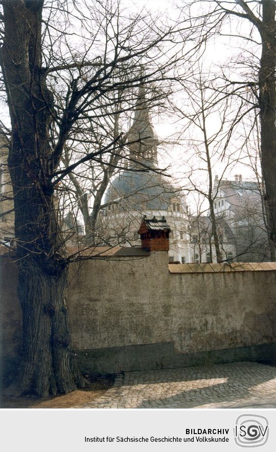 Schloßmauer des Schlosses in Schönfeld