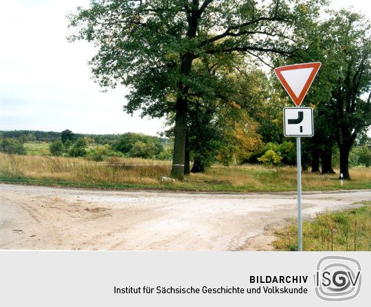 Auf dem Gelände des abgerissenen Dorfes Viereichen