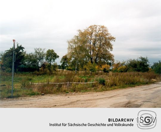 Auf dem Gelände des abgerissenen Dorfes Viereichen