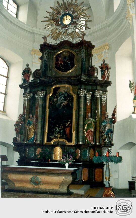 Altar der Kirche in Schirgiswalde