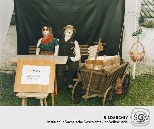 Ausstellung des Ortes Aitzendorf beim Tag der Sachsen