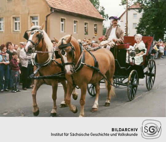 Festumzug zur 700-Jahr-Feier in Moritzburg