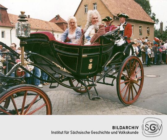 Festumzug zur 700-Jahr-Feier in Moritzburg