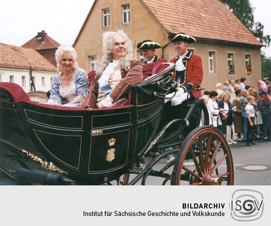 Festumzug zur 700-Jahr-Feier in Moritzburg