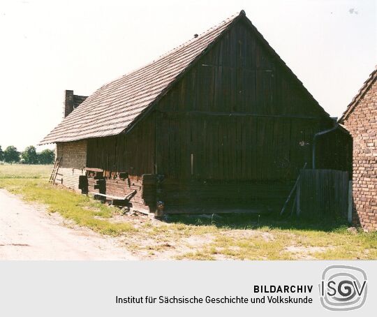 Alte Blockscheune in Weißkeißel