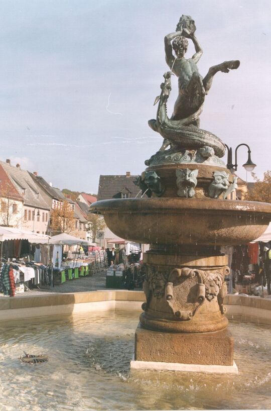 Brunnen auf dem Frohburger Markt