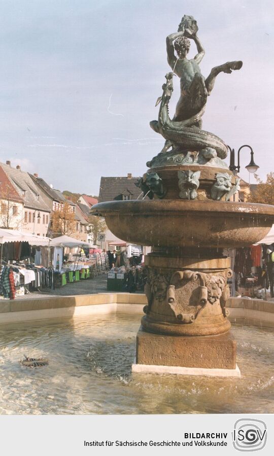 Brunnen auf dem Frohburger Markt