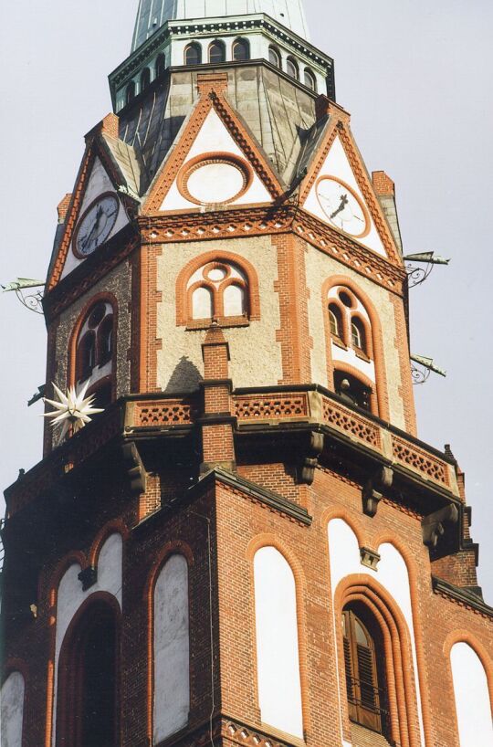 Renoviertrr Kirchturm in Löbau