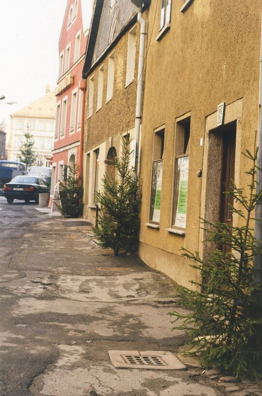 Die Löbauer Badergasse zur Vorweihnachtszeit