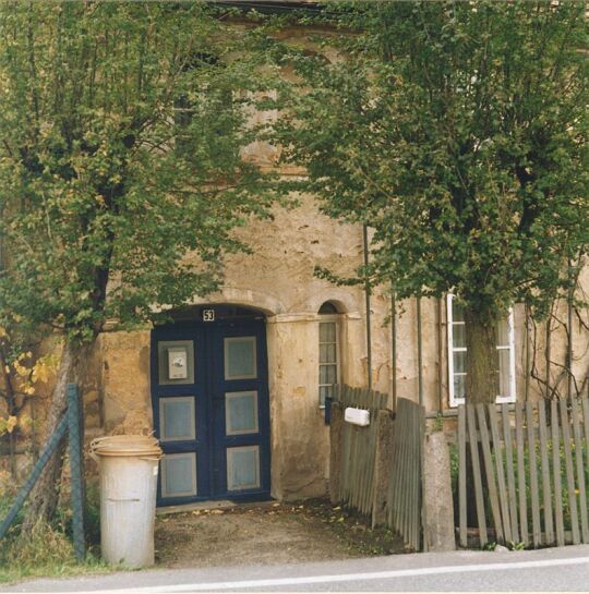 Wohnhaus in Lautitz, Detail