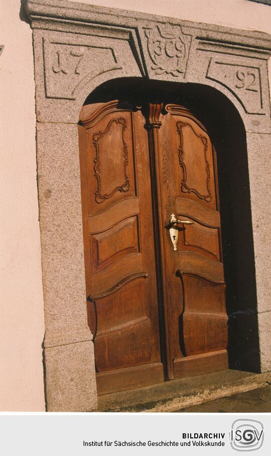 Fassadendetail in Ebersbach