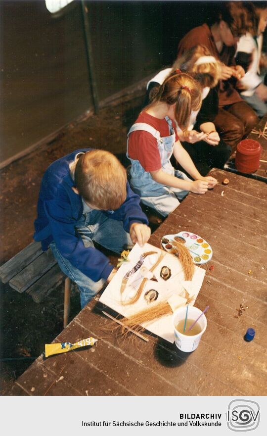 Kinderzelt auf dem Brennofenfest in Omsewitz