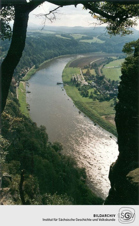 Blick von der Bastei in Rathen