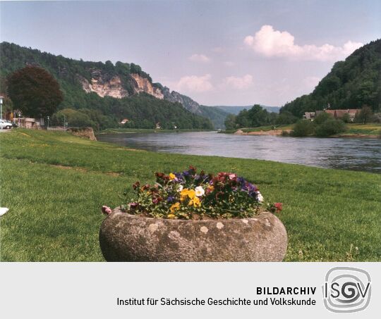 Blick von Wehlen nach Rathen
