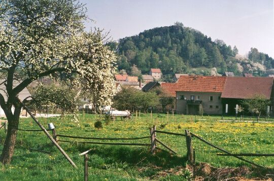 Landschaft bei Schöna