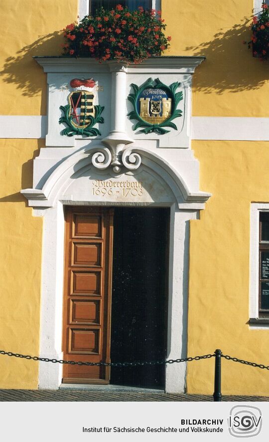 Rathaus in Neustadt, Detail