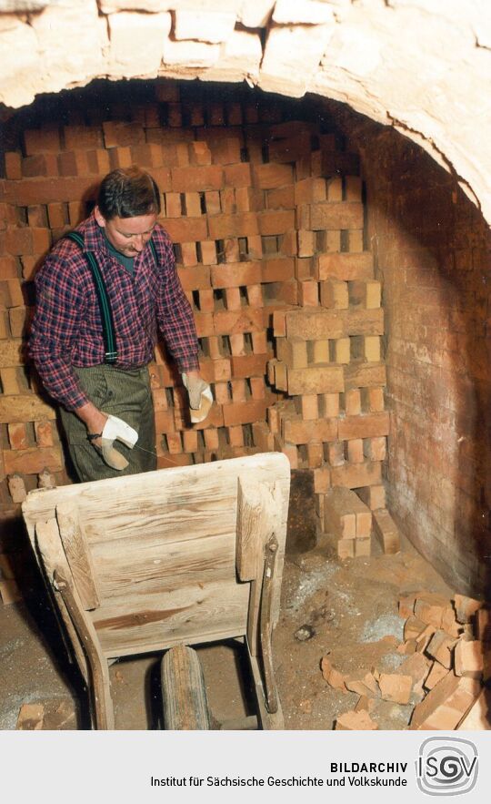In der Ziegelei Peter Metzger in Bischofswerda