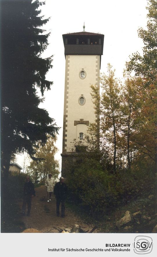 Aussichtsturm auf dem Berg Bieleboh bei Cunewalde